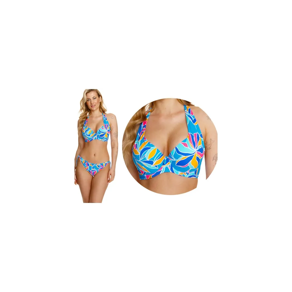 Lupoline Sarema neon pastel kopa push-up biustonosz do stroju kąpielowego