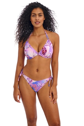 Freya Miami Sunset cassis halter biustonosz na szyję do stroju kąpielowego