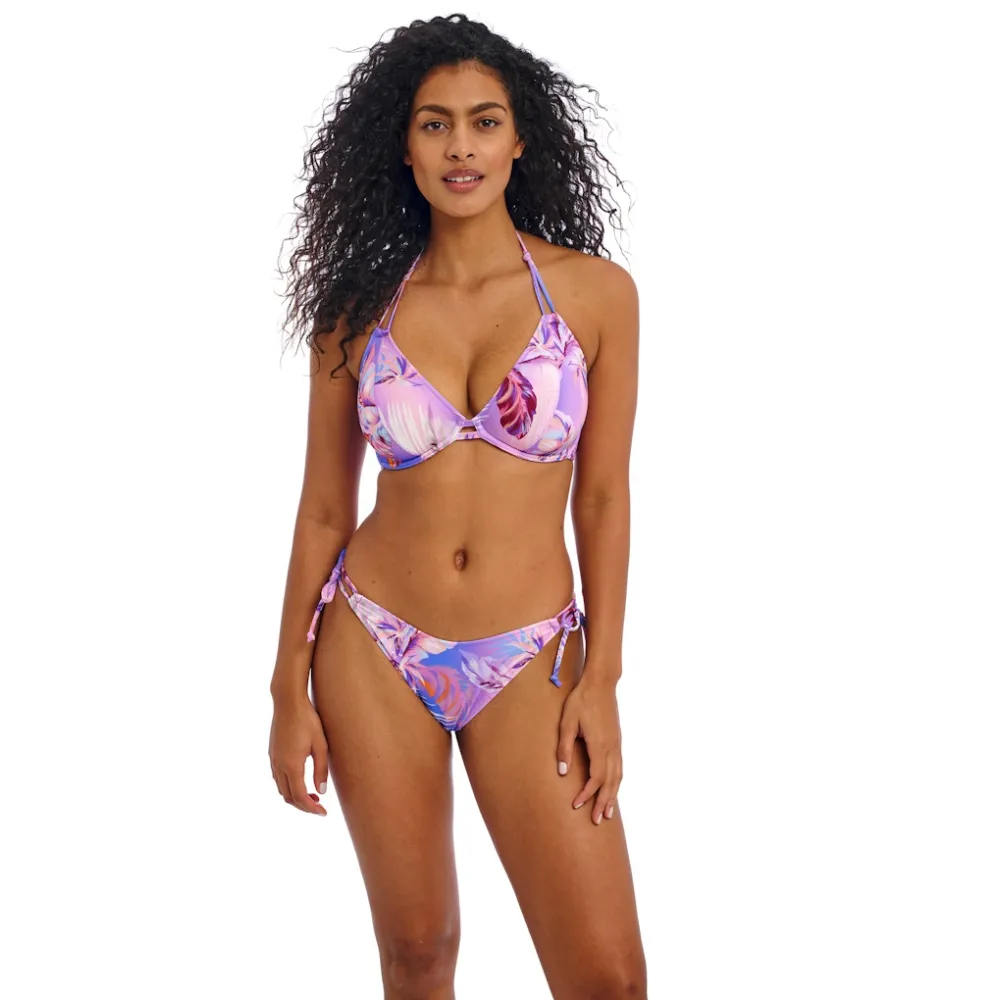 Freya Miami Sunset cassis halter biustonosz na szyję do stroju kąpielowego