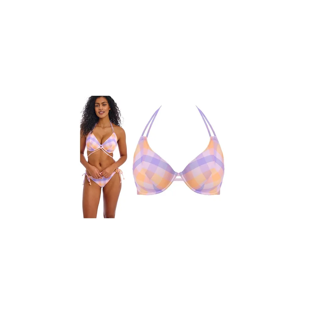 Freya Harbour Island halter sorbet soft biustonosz do stroju kąpeilowego