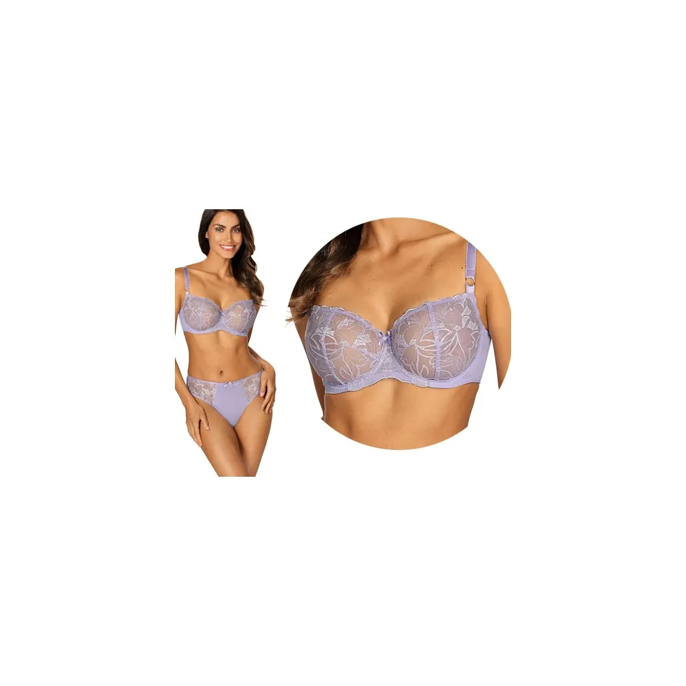 Ewa Bien Bonita fioletowy B139 biustonosz soft