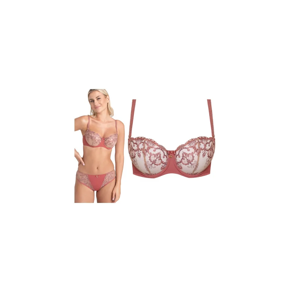 Samanta Perla A142 biustonosz soft różany