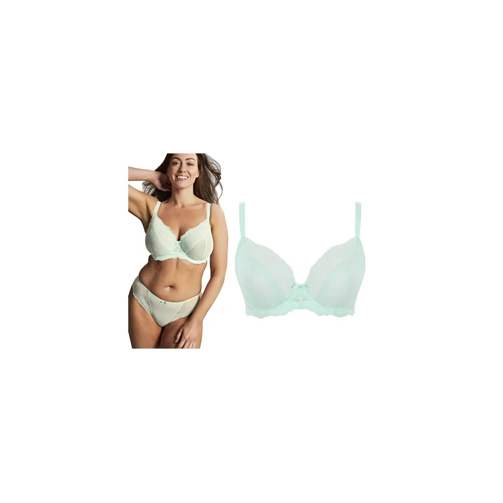 Panache Ana mint green soft biustonosz plunge