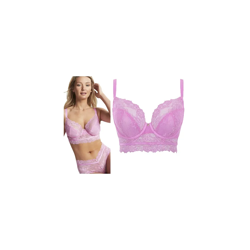 Cleo by Panache Selena wild rose longline biustonosz soft
