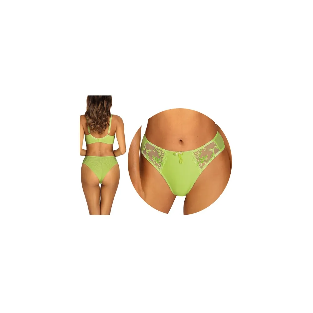 Ewa Bien Viviana C322 neon zieleń stringi