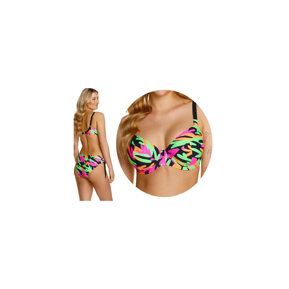 Lupoline Grenada soft neon moro biustonosz do stroju kąpielowego