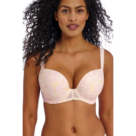 Freya Daydreaming peach blossom deco biustonosz moulded plunge