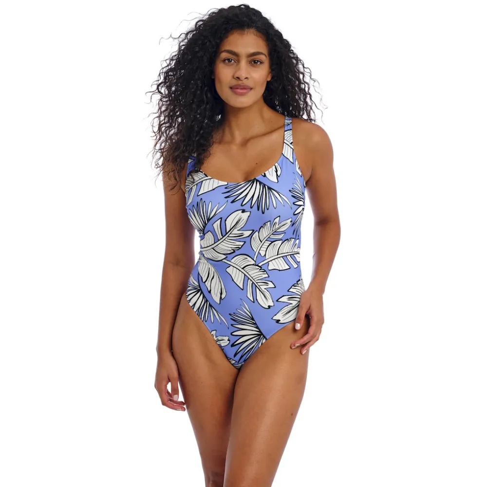 Freya Mali Beach cornflower jednoczęściowy strój kąpielowy z biustonoszem