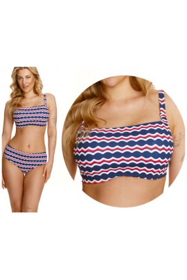 Lupoline Lupoline Sailor multi fala top soft biustonosz do stroju kąpielowego