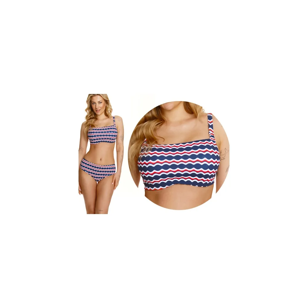 Lupoline Lupoline Sailor multi fala top soft biustonosz do stroju kąpielowego