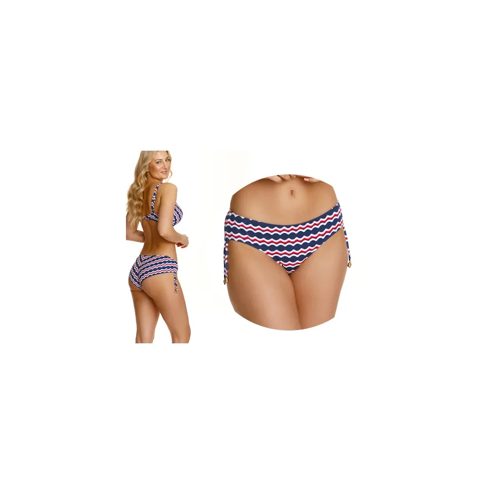 Lupoline Lupoline Sailor multi fala szorty z troczkamido stroju kąpielowego