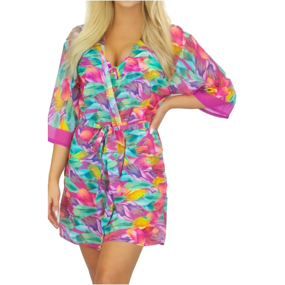 Self 24 D80SZ 30 kaftan pastel liście