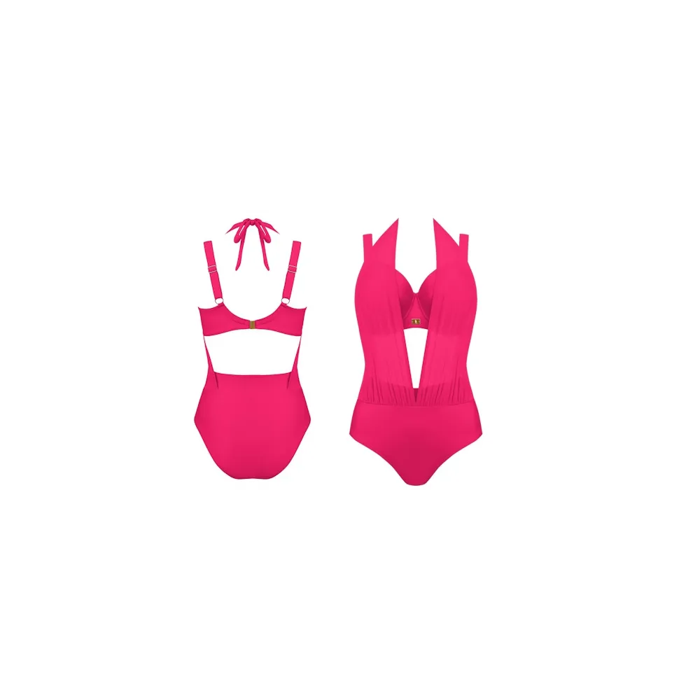 Self 24 1094V 2D Fashion 25 różowy tiul strój kąpielowy dwuczęściowy