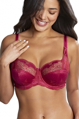 Panache Clara orchid/red biustonosz soft na fiszbinach