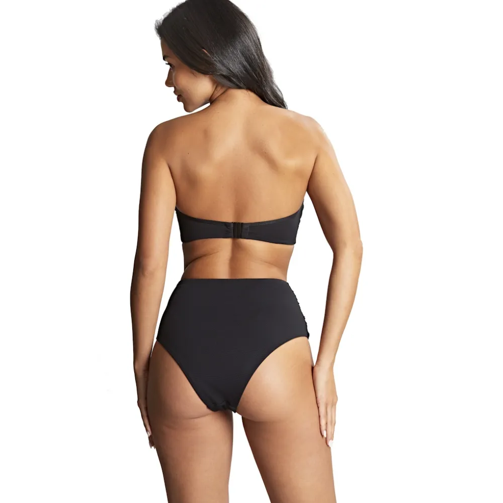Panache Spirit Black bandeau biustonosz do stroju kąpielowego