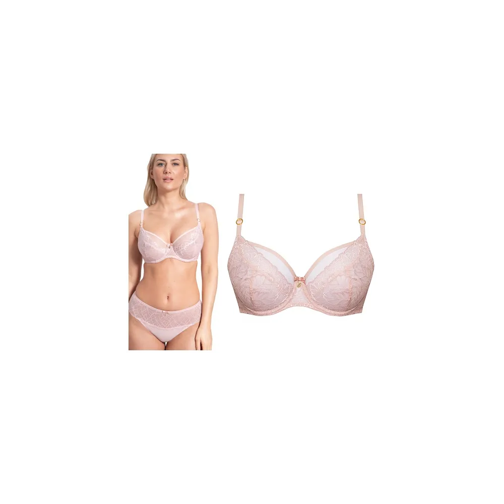Samanta Amelia pudrowy A123 biustonosz soft