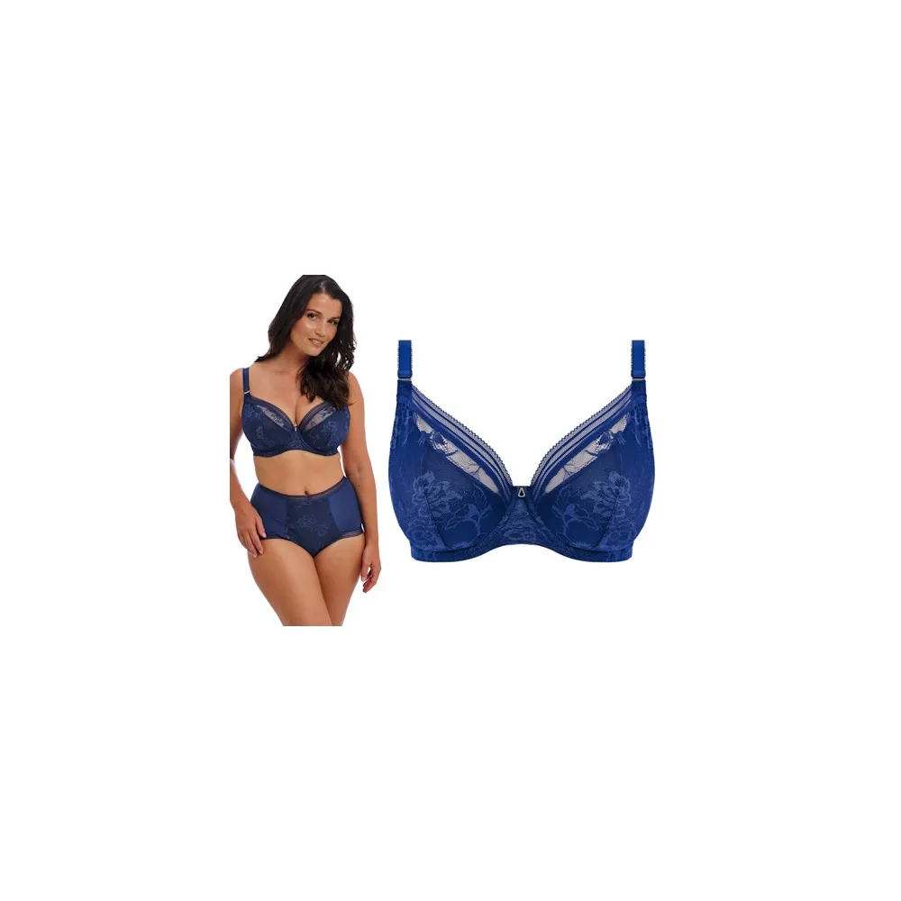 Fantasie Fusion lace granat padded biustonosz plunge