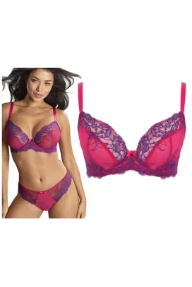 Panache Ana orchid indigo soft biustonosz  plunge