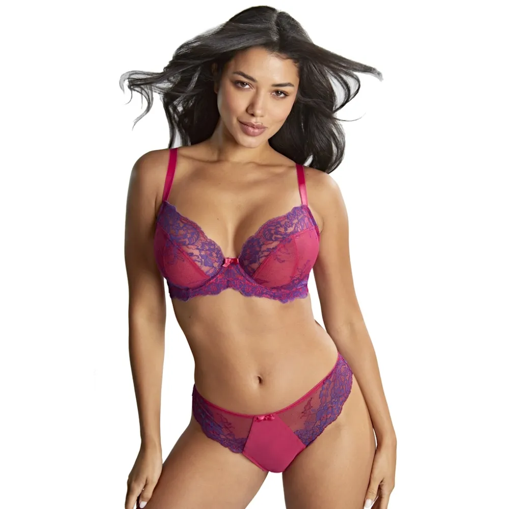 Panache Ana orchid indigo soft biustonosz  plunge