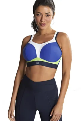 Panache Sport blue biustonosz sportowy bez fiszbin