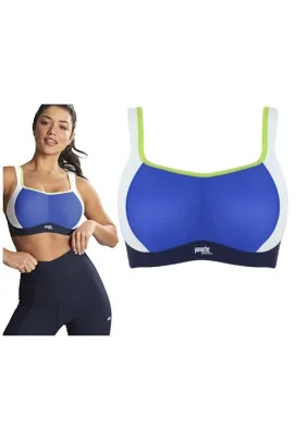 Panache Sport blue biustonosz sportowy z fiszbinami