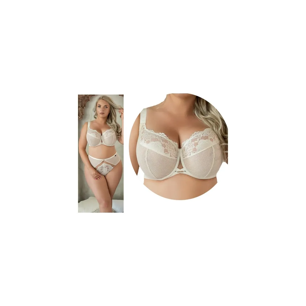 KrisLine Cottonflower full cup milky biustonosz soft