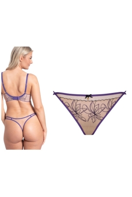 Samanta Harper C300 purpurowy stringi