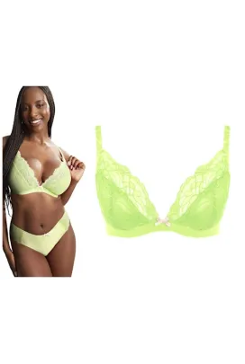 Biustonosz Panache Cherie demi soft neon lime