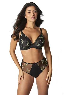 Panache Meadow black plunge biustonosz soft