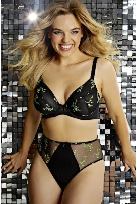 Panache Meadow black plunge biustonosz soft