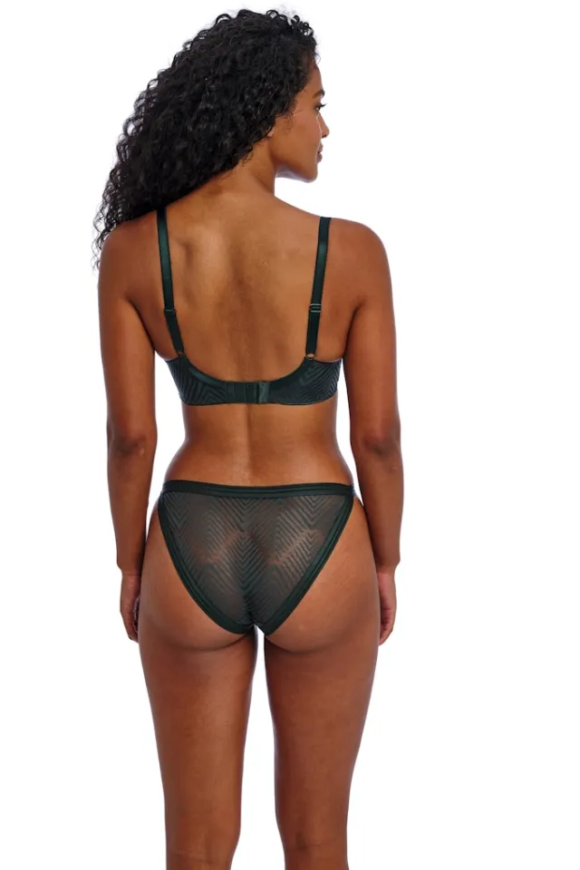 Freya Tailored deep emerald high apex biustonosz soft