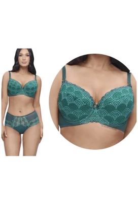 Dalia Melania K40 zieleń biustonosz push-up