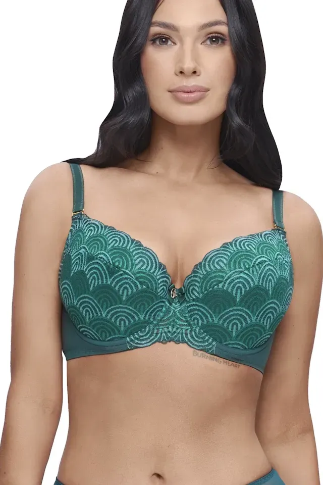 Dalia Melania K40 zieleń biustonosz push-up
