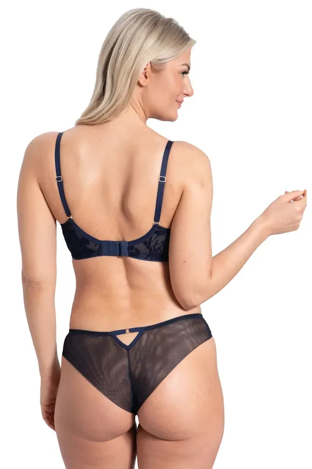 Samanta Harriet granatowy A142 biustonosz soft