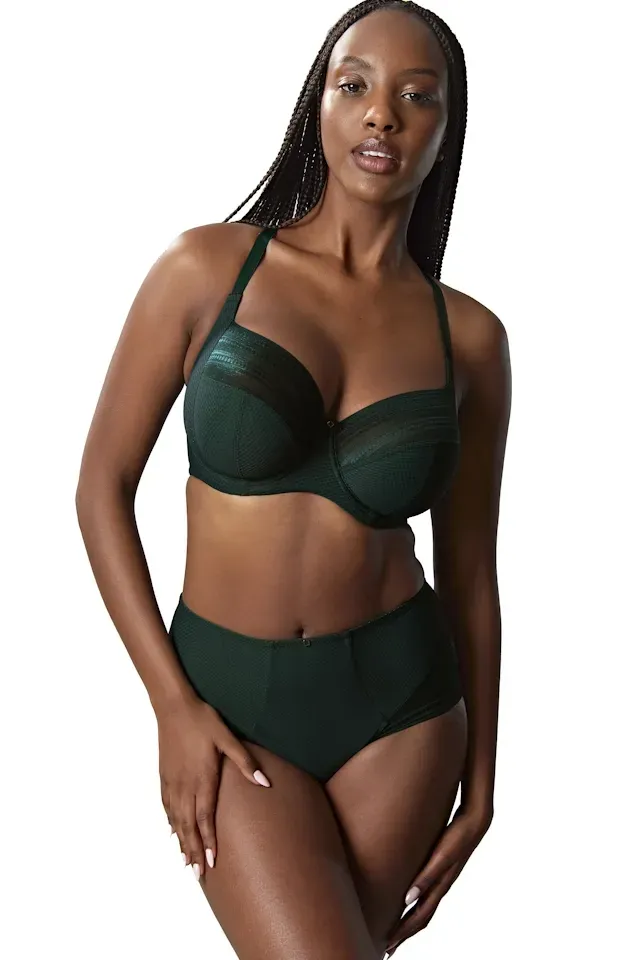 Panache Serene dark green biustonosz full cup soft