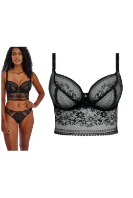 Freya Sydnie black longline soft