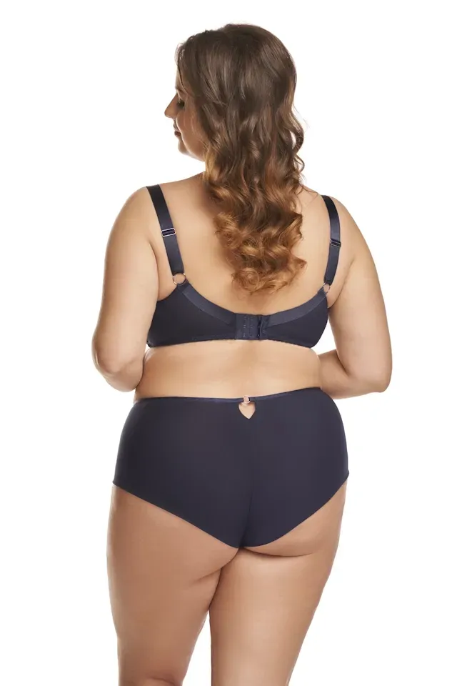 Nessa Melani granat biustonosz soft