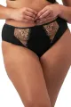 Elomi Teagan black almond figi high leg