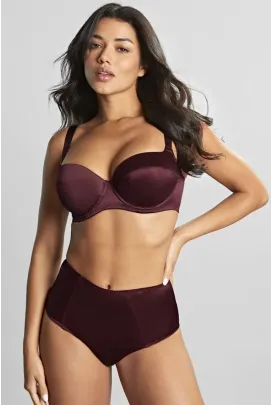 Panache Grace Bordeaux padded balcony biustonosz usztywniany