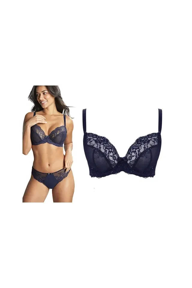Panache Ana midnight sequin biustonosz soft plunge