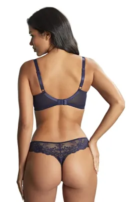 Panache Ana midnight sequin plunge biustonosz soft