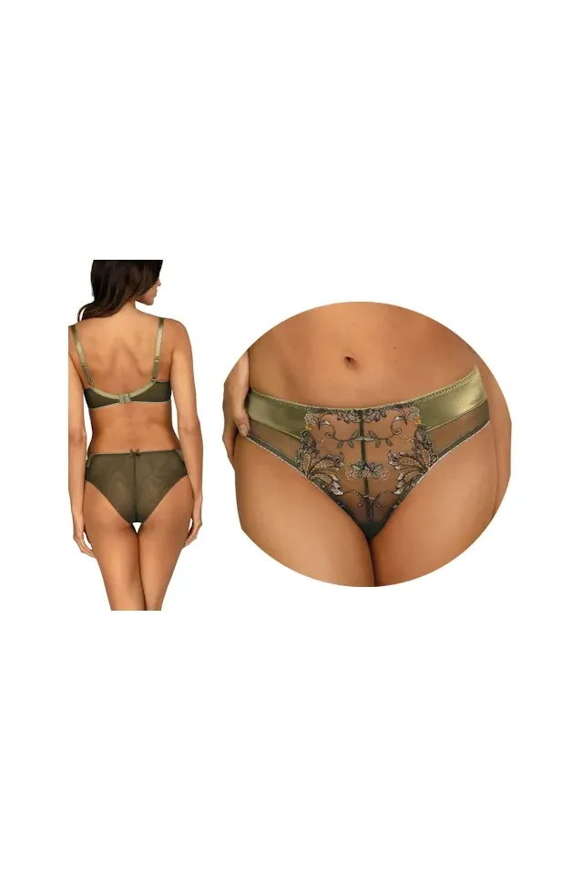Ewa Bien Amber zielony C511 figi tanga