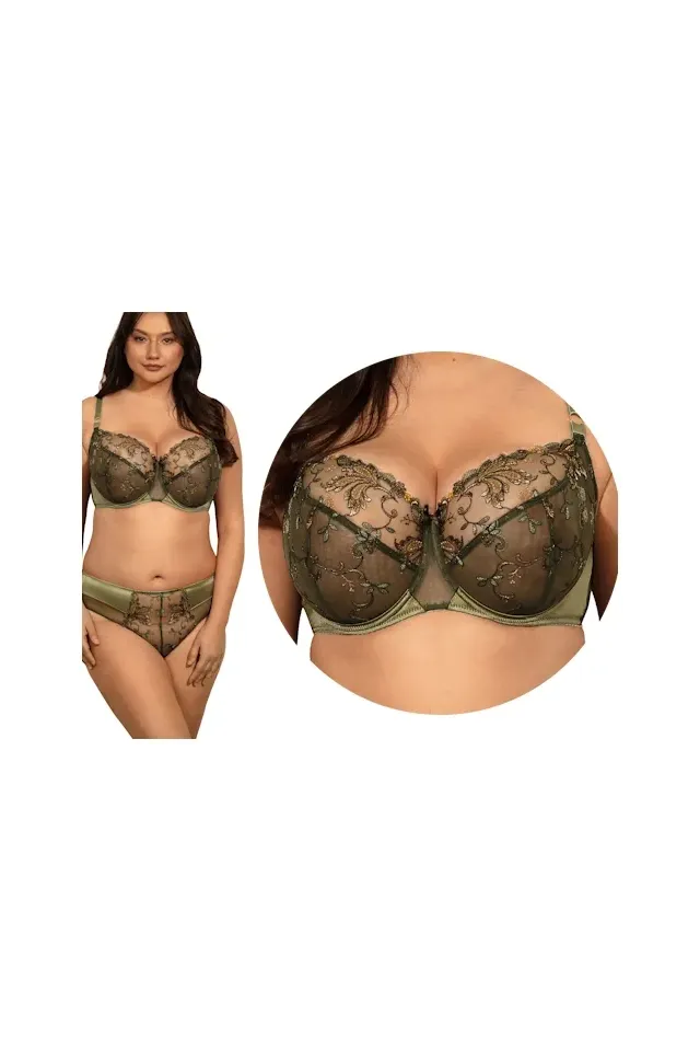 Ewa Bien Amber zielony B171 biustonosz soft full cup