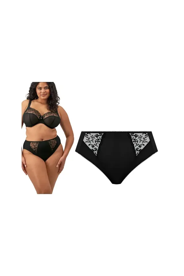 Elomi Zarla black figi high leg