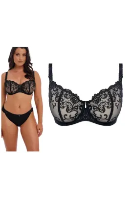 Fantasie Portia black half-cup biustonosz soft