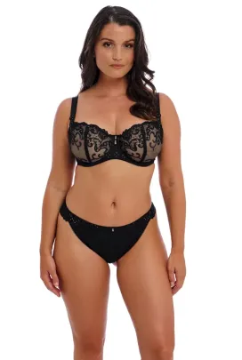 Fantasie Portia black half-cup biustonosz soft