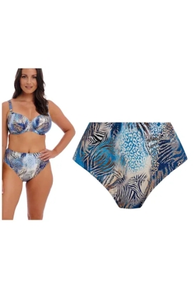 Fantasie Seraya Sands denim figi wysokie do stroju kąpielowego
