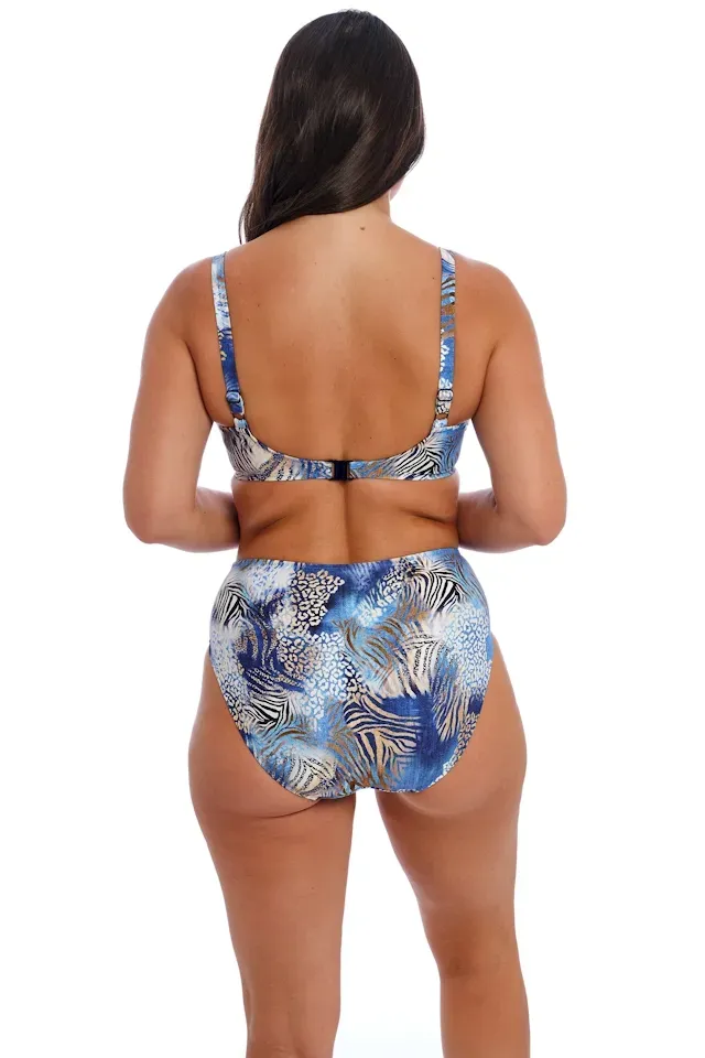 Fantasie Seraya Sands denim figi wysokie do stroju kąpielowego