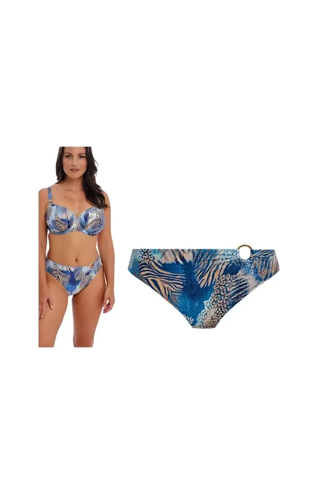 Fantasie Seraya Sands denim figi mid rise do stroju kąpielowego