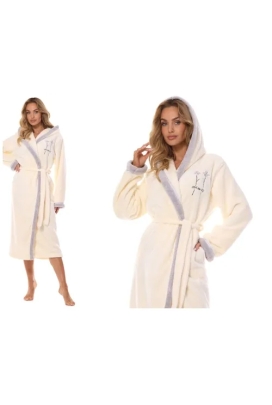 L&L 2419 Tess long szlafrok ecru